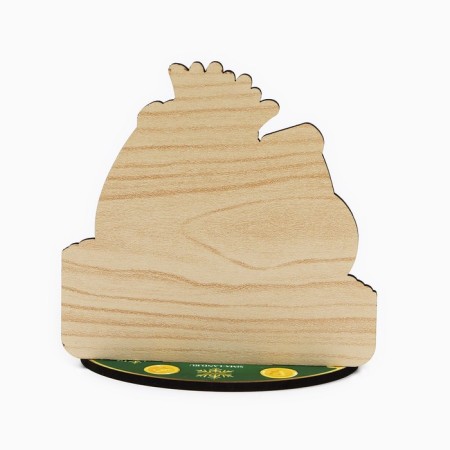 The New Year's amulet on the stand “The Snake carries good luck”, 8.9 x 7.1 cm.-2