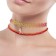Choker and beads, 3 pieces, a set of jewelry, Minnie Mouse and a unicorn