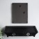 Photo frame plastic 10x15 cm with a shelf "Olivia" black 26x15 cm