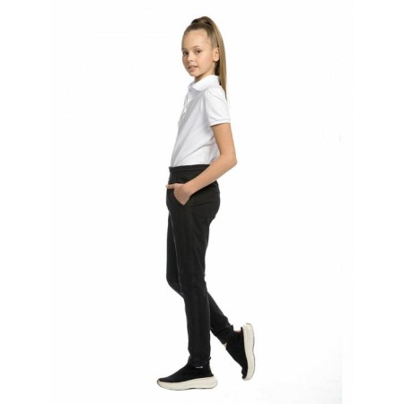 Pants for girls, height 116 cm, black color-1