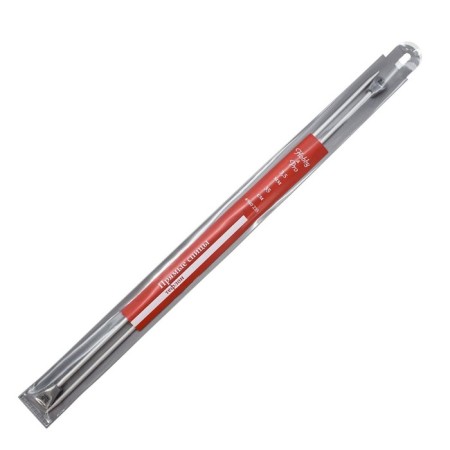 Right aluminum knitting needles with 35 cm/3.5 mm coating