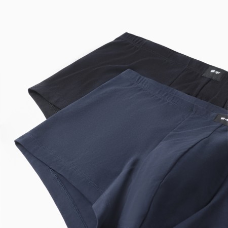 Set of men's panties boxers (2 pcs.), Dark blue /black color, size 52 (XL)-2