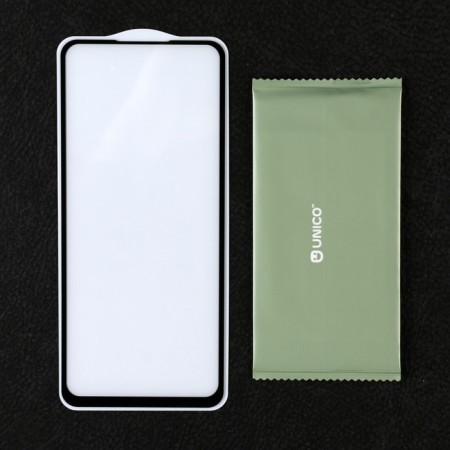 Krutoff protective glass for Realme 9i, full glue, black-1