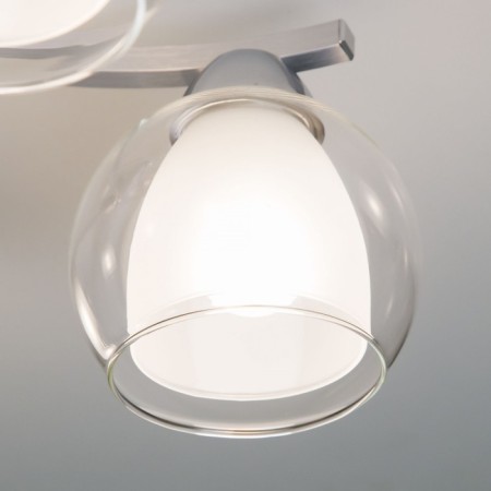 Ceating chandelier Citilux "Christie" CL152157, 54x54x19 cm, 5x75W, e27, gray color gray-7