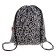 A bag for shoes 440 x 365 mm, Erich Krause, density 300D, with a reflective strip, alphabet, black/white