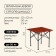 Tourist table Maclay, 52x52x50 cm, color wood