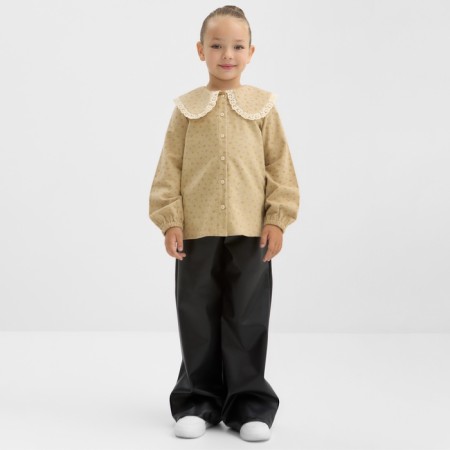 Рубашка для девочки из фланели KAFTAN размер 34 (122-128 см)-4