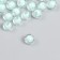 Plastic beads "Green" glossy set 20 grams d = 0.8 cm