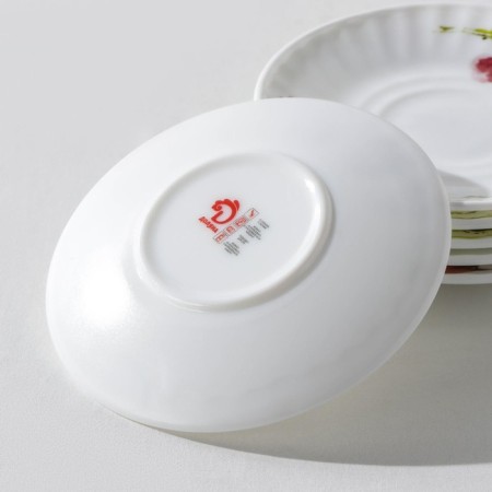 Service table shares "Tender poppies", 37 items, glass ceramics-5
