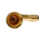 Smoking tube "saxophone", 7 nets included, 9 x 3.5 cm