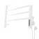 Domoterm electric heated towel rail "Cuba" P10, 500x1000 mm, right, white matte