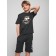 Sports suit for a boy, height 170 cm, dark gray color