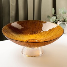 Vase made of glass for fruits 