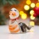 New Year. Souvenir "Snake Motya" 5.5 × 7.5 cm, gzhel, color