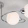 Tulia chandelier, 4x40W E27, color chrome