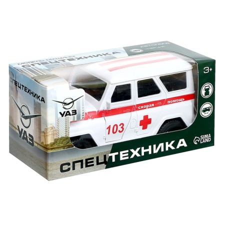 Inertial UAZ Hunter Machine Ambulance Help-4