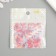 Glass 8/0 "Matte translucent. Red-violet melange" 10 g