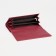 Women's wallet on magnets, burgundy color