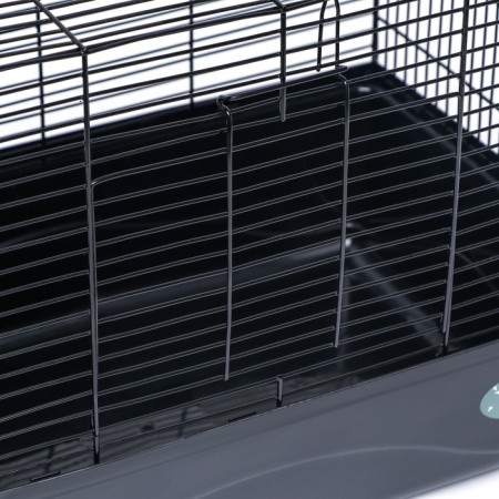 A cage for rodents with a high pallet, 47 x 30 x 35 cm, black-2