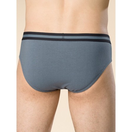 Men's panties, size 48, gray, black, 2 pcs-2