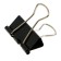 A set of paper clamps, 25 mm, 12 pieces, in a cardboard box, black