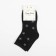 Children's socks, black/stars, size 22-24