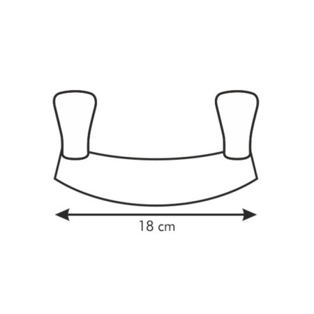 Knock for cutting two -handed Tescoma Presto, 18 cm-1