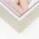 Photo frame plastic 13x18 cm "Weaving beige" Inner silver stroke 23x18 cm
