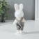 Souvenir "Bunny in a gray knitted suit" 4x5.6x14.3 cm