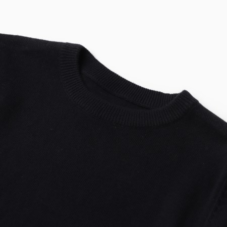 Jumper for a boy school, black color, height 128 cm-3