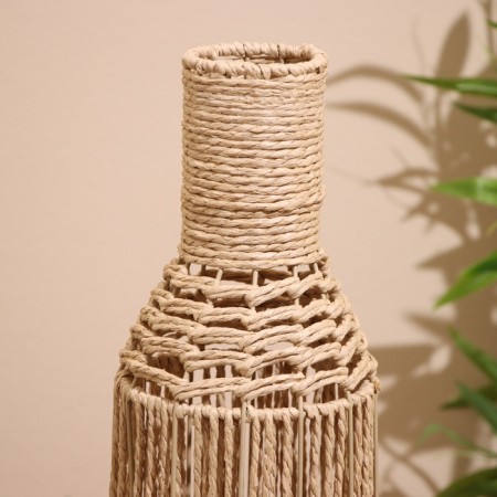 Vase wicker, floor 14x14x70 cm-1