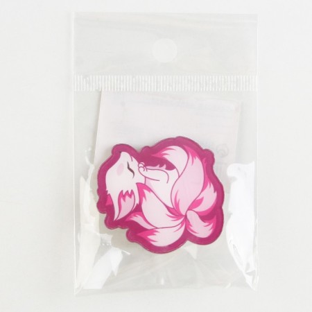 Hair clips "Chibi fox", anime, 3.4 x 3.7 x 1 cm-4