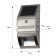 Facade lamp era on a sunny battery LED, IP54, 50LM