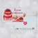 Interactive congratulatory postcard "On Birthday", Cake, 16 x 11 cm