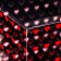 Folding box from PVC "hearts", 11 x 11 x 11 cm