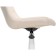 Computer chair Kelmi 1 plastic/eco -leather, white/ivory 51x61x78 cm