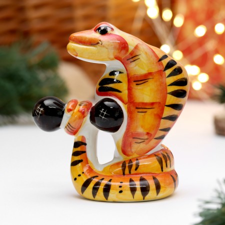Souvenir "Snake Athlet", 11 cm, porcelain