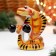 Souvenir "Snake Athlet", 11 cm, porcelain