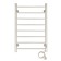 The electric heated tower "Sanprise" Aurora P8, 500x800 mm, right, white