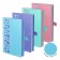 The Carthetele folder on the A4 button, Erichkrause "Diagonal Pastel", with 4 departments, plastic, mix