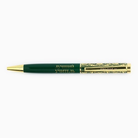 Pen in the gift case to the “dear teacher”, metal, blue paste, 1.0 mm-1