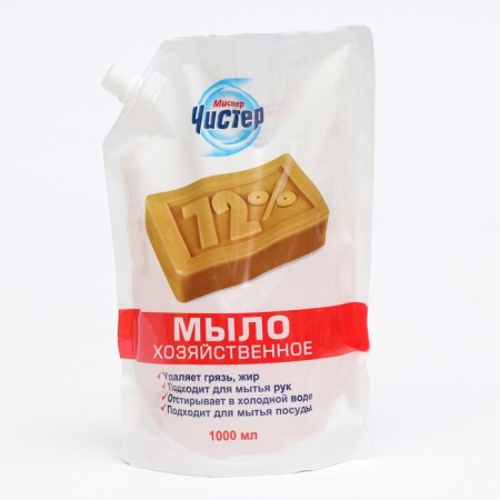 Soap Mr. Chistor, household, doy-pack, liquid, 1 liter