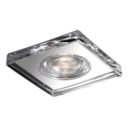 Built -in lamp Novotech, 50 W, Gx5.3, 12 V, 65x65 mm, d = 65 mm, color chromium
