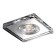 Built -in lamp Novotech, 50 W, Gx5.3, 12 V, 65x65 mm, d = 65 mm, color chromium