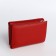 Women's wallet on magnet, red color