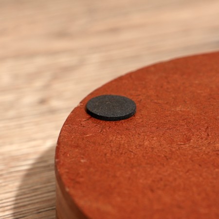 Chess is round, board 15x15 cm, tree shisham-8