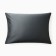 Pillowcase "Ethel" 50x70 cm, dark gray color, 100% HL, Maco-Satin 114g/m