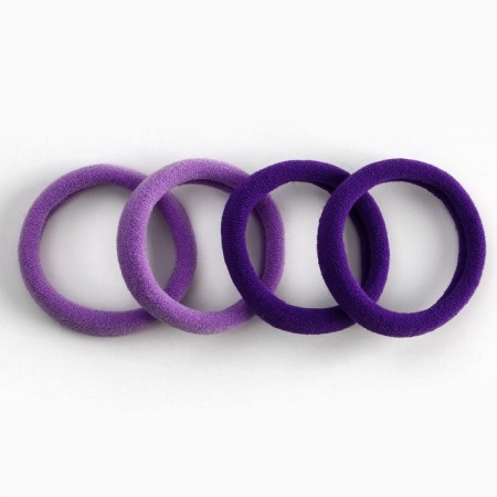 Hairpins, elastic bands, hair crab "tender", purple tones-3