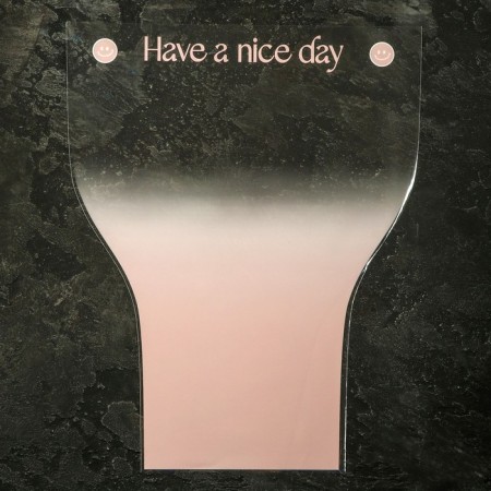 Package Flower cone, pink, 36x20x45cm ± 1cm-1