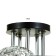 Roxanne chandelier 5he27 40w Black-chromium 60x60x27 cm Bayerlux